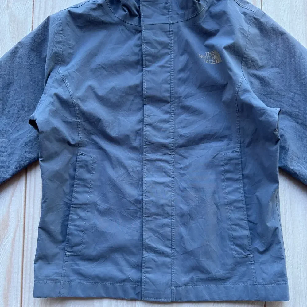 The North Face Dryvent Kids XS (6) Waterproof Hooded Rain Coat Jacket Blue